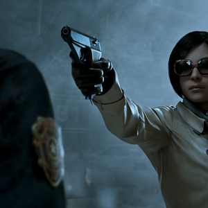 Resident Evil 2 (Remake) - Ada Threatens Leon
