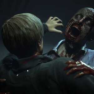 Resident Evil 2 (Remake) - Leon Zombie Attack 2
