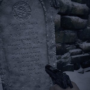Grace Stone in the Cemetery