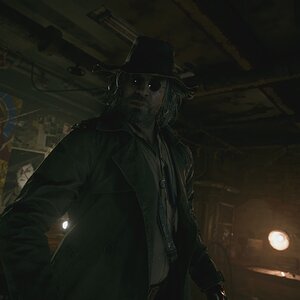 Who the heck wears sunglasses in the dark?