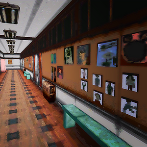 School corridor